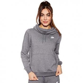 Nike FNL FLC Sudadera, Mujer, Gris Oscuro