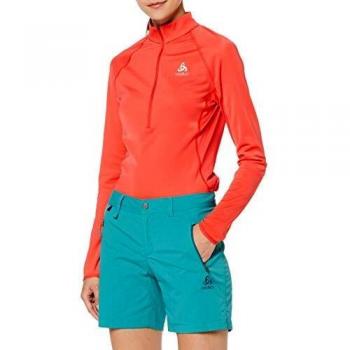 Odlo Pantalones Cortos de Mujer Wedgemount, Mujer, Pantalones Cortos, 527561-40260-38, Bayou, 48