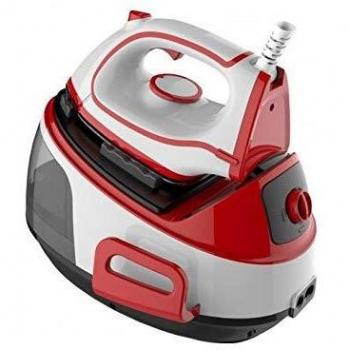 COMELEC S0420476 Centro de Planchado IS1450 2300W 0,8 L, Rojo-Blanco