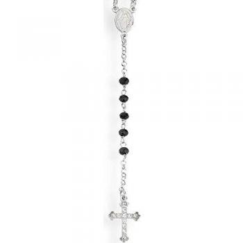 Amen Collar Rosario Unisex Onyx - CROBNZ4