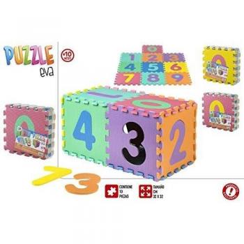 Color Baby- Puzzle EVA 10 PZAS. NUMEROS 32X32CM Suelo