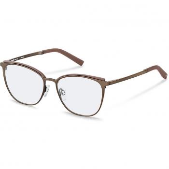Rodenstock R7125 B Women’s Eyeglasses Brown Size 55 - Blue Light Block Available