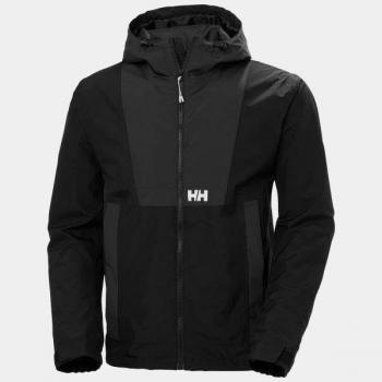 Helly Hansen Men's Rig Rain Jacket Black Regular Fit