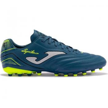 Zapatillas de deporte para hombre JOMA AGUILA 2417 PETROLEO YELLOW para césped artificial, con buena resistencia al desgaste por abrasión