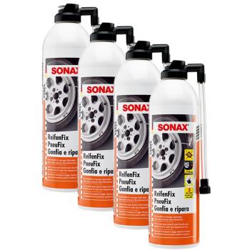 4 x Sonax 04325000 reifenfix cola selladora antipinchazos ayuda 500 ml