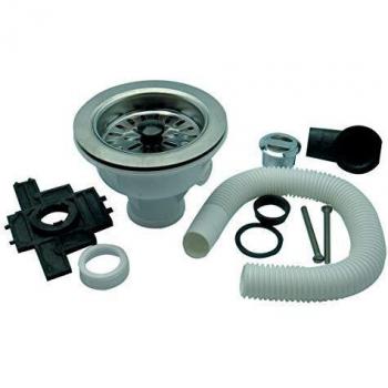 Bonde de desagüe con canasta y rebosadero Ø90 mm para fregadero NOYON & THIEBAULT