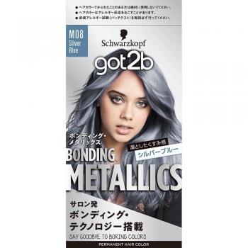 Schwarzkopf got2b Bonding Metallics Hair Color M08 Silver Blue