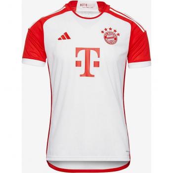 FC Bayern Munich 2023/24 Home Shirt Jersey - Multicolour, Adidas Authentic Kit, Male, White/Red, Size: 2XL (46-48 Chest)