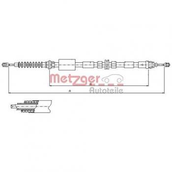 Cable de freno de mano METZGER 11.5511 para Ford Mondeo III IV