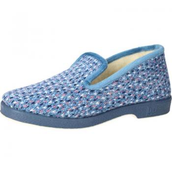 Zapatillas de casa Doctor Cutillas para mujer, color aguamar, forro de pura lana virgen, cerradas, ideales para invierno, fabricadas en España