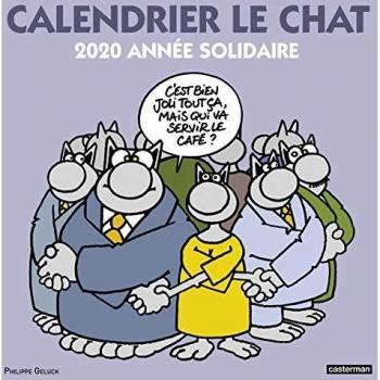 Calendrier Le chat: 2020 année solidaire