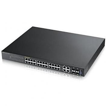 Zyxel 24 port Gigabit Layer 2 managed PoE+ switch 375Watt [GS2210-24HP]