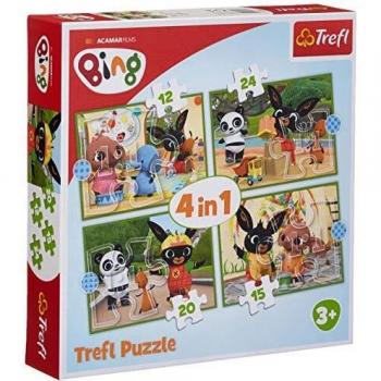 Bing's Happy Day 4-in-1 Puzzle (12, 15, 20, 24 Pieces)