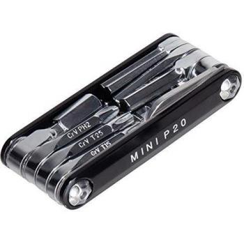 Topeak P20 Herramientas, Unisex, Negro, Talla única