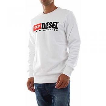 Diesel, Sudadera Blanca S-Gir-Division, DSL_00S2JC 0IAJH 100_100 - S
