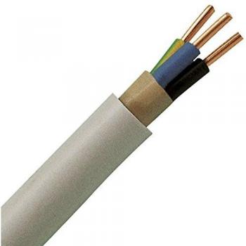 Cable de Instalación NYM-J 3x2,5mm² PVC Gris 50 Metros