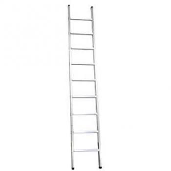 Escalera de Aluminio Simple de 9 Peldaños y 2,50 m