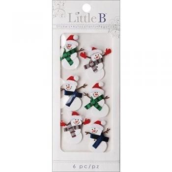 Little B Mini adesivi-pupazzi di neve