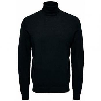 Only & Sons Onsmikkel 12-Jersey de Cuello Alto Suave Suéter, Negro, L para Hombre