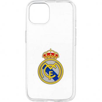 Funda Oficial Real Madrid Escudo Transparente para iPhone 13