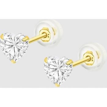 Pendientes Corazón Time Road Basics Oro 9K Hin00159/6