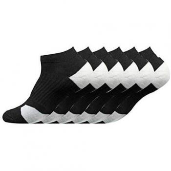 Puimentiua 6 Pares de Calcetines de Deporte para Hombre No-Show Socks calcetines cortos tobilleros EU 39-45
