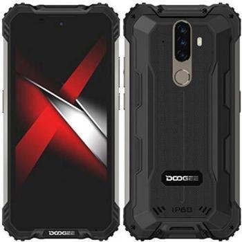 Móvil Resistente Android 10 DOOGEE S58 Pro, 5.7 '' Teléfono Antigolpes IP68 /IP69k Impermeable, Octa Core 6GB RAM 64GB ROM, 16MP + 16MP + 2MP + 2MP, Batería 5180mAh, NFC OTG GPS Dual SIM Negro