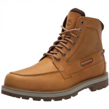 Timberland Britton Road 7-Eye Moc-Toe Boot for Men in Yellow, Size: 8
