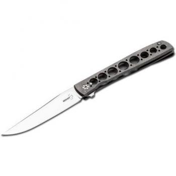 Böker Plus Urban Trapper Folding Knife, 3.43 in VG-10 Blade, Titanium Handle