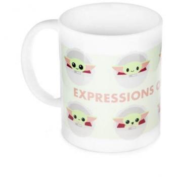Taza Star Wars The Mandalorian Expresiones de Yoda