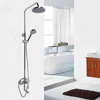 KHSKX Puede ser levantado y bajado set cobre y multifuncional ducha mezclador corrosión refinada transformada de ducha grifería de ahorro de agua de resistencia