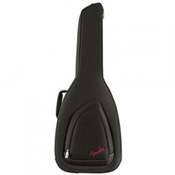 Fender FA610 Funda para Guitarra Acústica Dreadnought Negra con Acolchado y Correas Ajustables