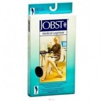 Medias de Compresión Jobst Larga Blonda Negra Talla 5 - Tratamiento Varices, 22-29 mmHg, 1 Unidad