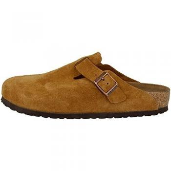 Birkenstock Men's BOSTON SFB Sandal, Mink, 8 UK