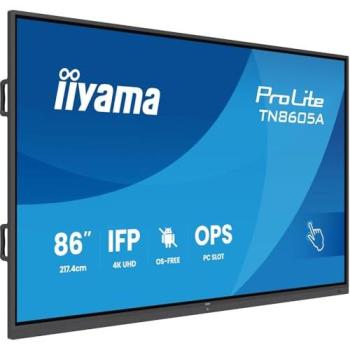 Pantalla Interactiva iiyama TN8605A-B1AG 86 4K Ultra HD IPS Táctil Antirreflejos