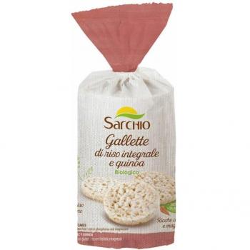 Sarchio Tortitas de Arroz con Quinoa Ecológicas Sin Gluten 100g