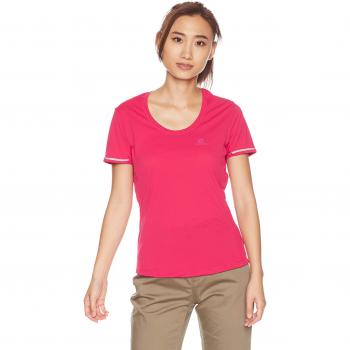 SALOMON Agile SS tee W - Camiseta, Mujer, Rojo