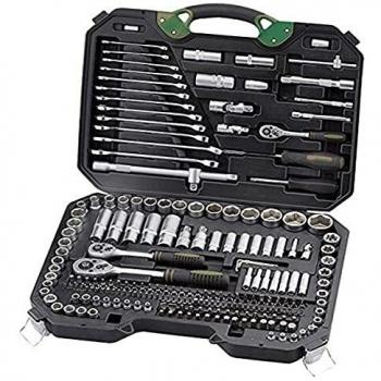 salki 8925218.0 JUEGO HERRAMIENTAS, VERDE, GRANDE, Set de 218 Piezas