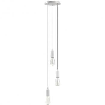 Lámpara colgante EXO LIGHTING A TU ESTILO 717E-G05X1A-01 Blanco, NOVOLUX EXO - Suspensión a tu estilo E27 3x60W Blanco