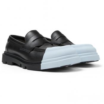 Mocasines de mujer Camper Junction negros de piel lisa, talla 39