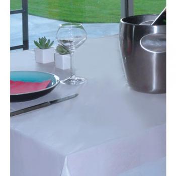 MSV MS316 - Mantel impermeable desechable, 140 x 200 cm, color blanco