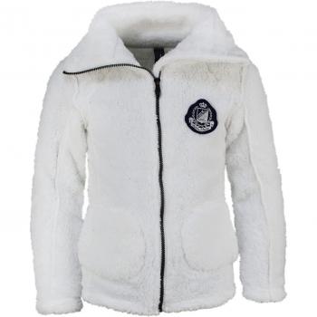 Peak Mountain Coral Sherpa Fleece Jacket for Girls