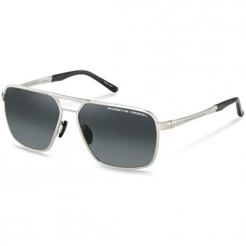 Porsche Design P8966 B226 Men's Sunglasses Silver Size 61