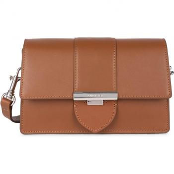 Bolso LANCASTER Paris Ily Marrón, Sac trotteur a rabat con fermoir S Paris Ily Lancaster 531-012 Camel