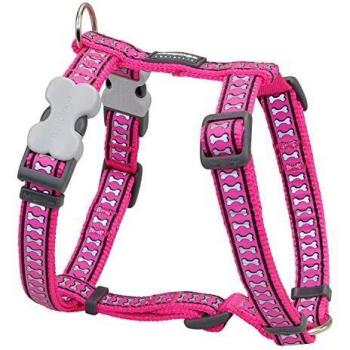 Arnés para Perro Red Dingo Rosa Hueso Reflectante 30-48 cm Fucsia