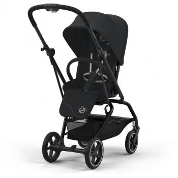 Cybex Gold Silla de Paseo Eezy S Twist+ 2 - Color Negro Mágico con Paragüas Incluido