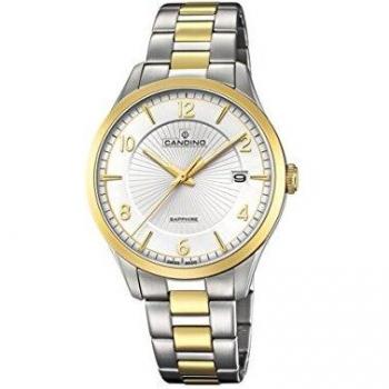 Reloj de Pulsera para Hombre Candino C4631 Couple con Correa de Acero Inoxidable Multicolor