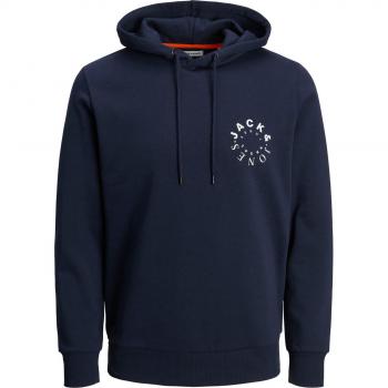 Sudadera con capucha Jack & Jones Warrior para hombre, mangas largas, bordado frontal