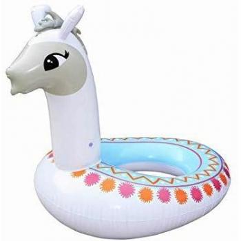 ATOSA flotador hinchable llama blanca 95*80*90 cm