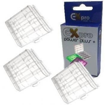 Ex-Pro - Juego de 3 carcasas para baterías AA/AAA